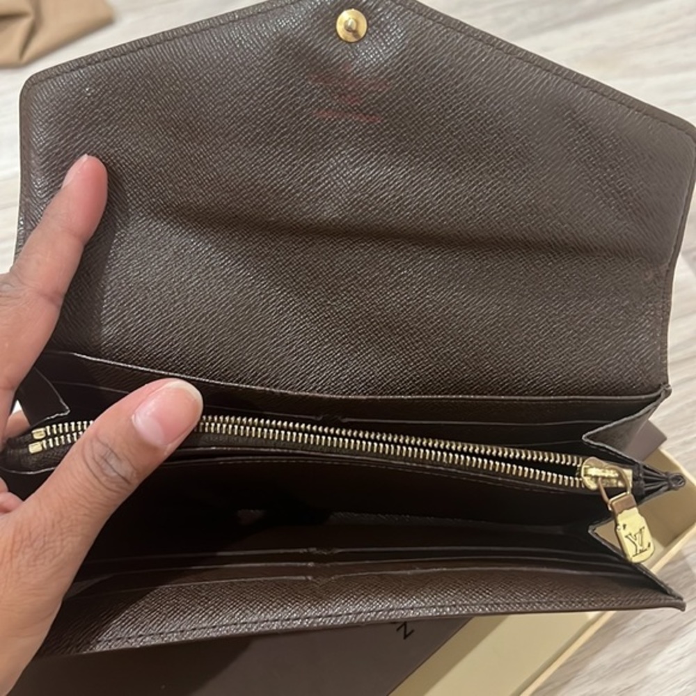 Louis Vuitton Damier Ebene vintage wallet‎ - Picture 5 of 11